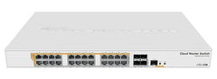 MikroTik Cloud Router Switch 24 Port PoE 450W 4SFP+ | MT-RBCRS328-24P-4S+R