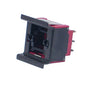 Rocker switch dpdt ill red 5201zqe-23