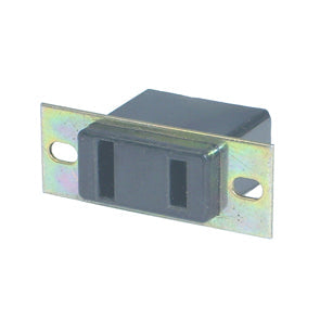Amarican mains p/mnt socket on metal plate 530