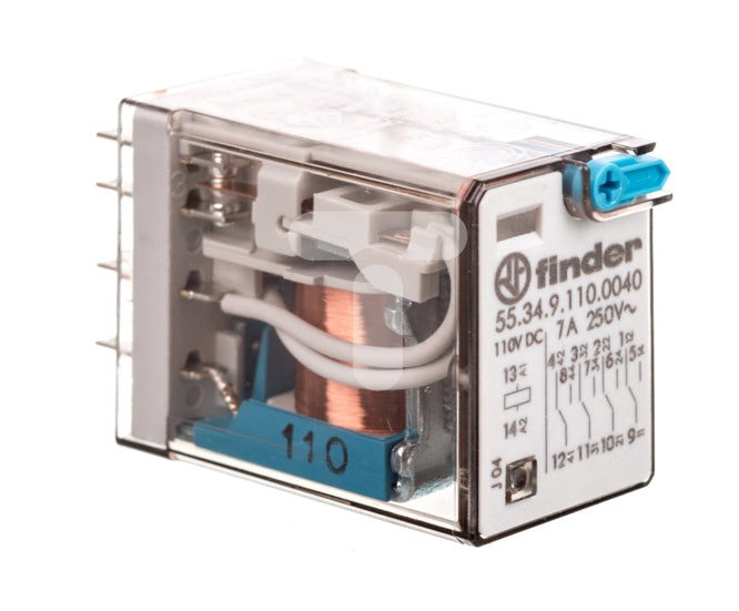 Relay qpdt 7a 110vdc rect 14pl 55.34.9.110.0040