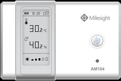 Milesight Indoor Ambience Monitoring Sensor - Temperature, Humidity, Motion, Light Sensor