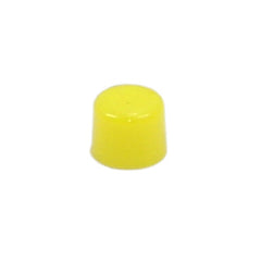 Cap round 5.08mm yellow 7089-5