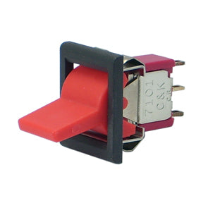 Rocker switch sub-mini spdt paddle on-on sol 7101j61zqe-32