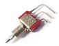 Mini toogle switch spdt (on)-off-(on) r/a pcb 7105l40