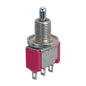 Mini toggle switch spdt (on)-off-(on) sol 7105mcwzqe
