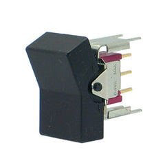 Rocker switch mini spdt on-mom pcb 7108j3v6be-02