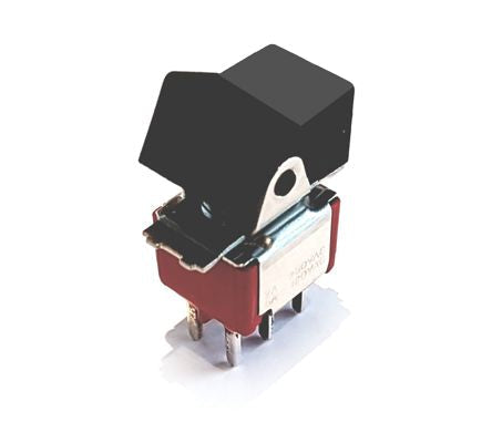 Rocker switch mini dpdt on-off-on pcb 7203j11cqe-22