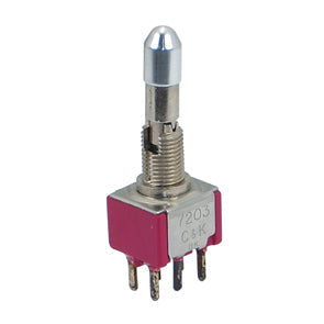 Mini toogle switch dpdt on-off-on 7203k120