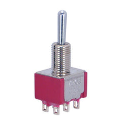 Mini toggle switch dpdt mom-mom sol 7205syzq