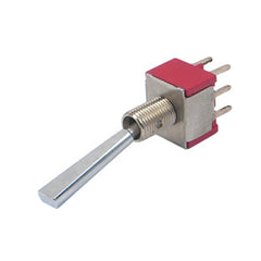 Mini toggle switch dpdt ON-OFF-(ON) 7207p1ycq