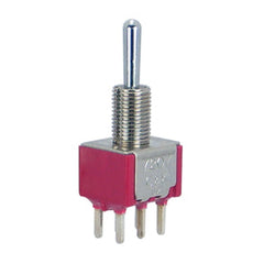 Mini toggle switch dpdt on-off (on-mom) pcb 7207sycq