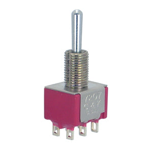 Mini toggle switch dpdt on-mom sol 7207syzq