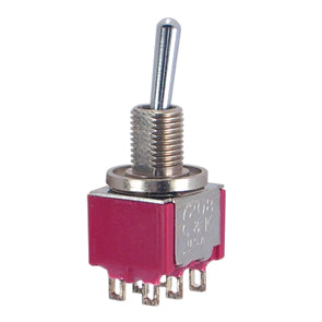 Mini toggle switch dpdt on-mom sol 7208scwzqe