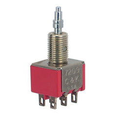 Mini toggle switch dpdt on-mom sol 7209l40yzq