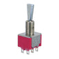 Mini toggle switch dpdt (on)-on, mom sol 7209p3yzqe