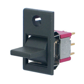Rocker switch mini dpdt (on)-(on) pcb 7215j62cqe-22