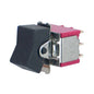 Rocker switch mini 3pdt on-on sol 7301j11zqe-92