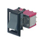 Rocker switch mini 4pdt on-on sol 7401j11zqe-92