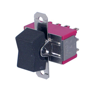 Rocker switch mini 4pdt on-on sol 7403j1zq-2