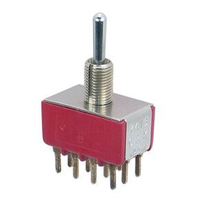 Mini toogle switch dpdt on-mom pcb 7413sycq