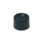 Cap round 9.5mm black 7527-2 / 752702000