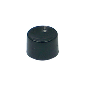 Cap round 9.5mm black 7527-2 / 752702000