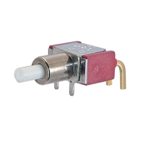 Push button switch spdt r/a on-mom pc 8121sd9a2ge