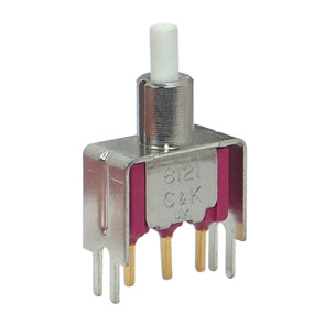 Push button switch mini spdt on-mom pcb 8121sd9v3ge