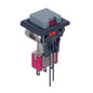 Push button switch mini spdt on-mom sol 8168j86zqe-0923