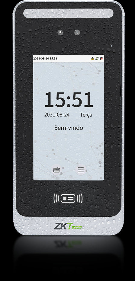 ZKTeco - Speedface M4, Facial, Palm, Card &amp; Password Outdoor Access Control Reader