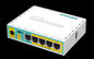 MikroTik hEX PoE Lite - Desktop PoE Router with 5 10/100 LAN ports and 1 USB port