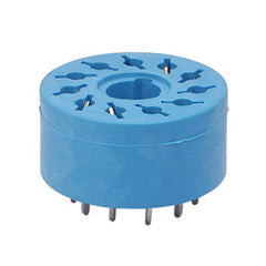 Relay socket / base round 11p pcb 90.15