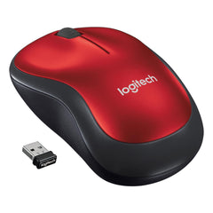 LOGITECH M185 RED WIRELESS MOU