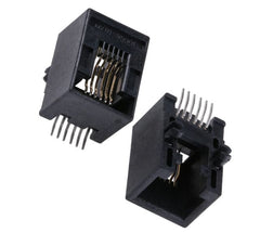 Modular socket rj12 smd r/a 6p/6c 6-contact 95501-6669