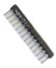 Network resistor sil 14-pin 13-res 150e a14-151j