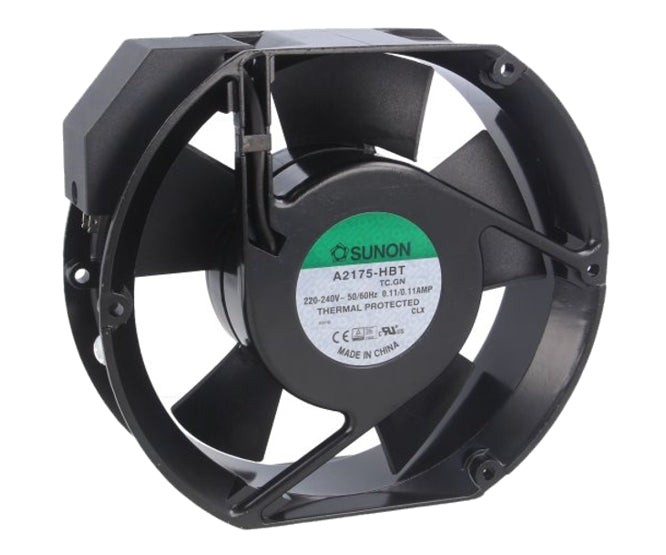 220v axial fan 172x151x51mm bal oval 203cfm term a2175-hbt.tc.gn