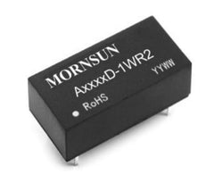 Dc-dc converter dil i=24 o=12vx2 1w a2412d-1wr2