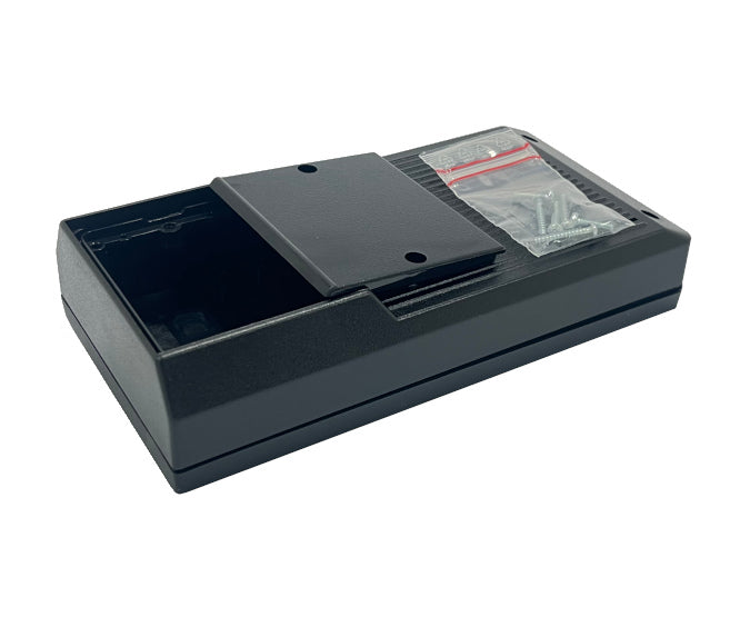 Plastic enclosure abs black 195x101x44 a 90 74 109