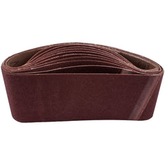 SANDING BELT 100 X 610MM 80 GRIT 10/PACK