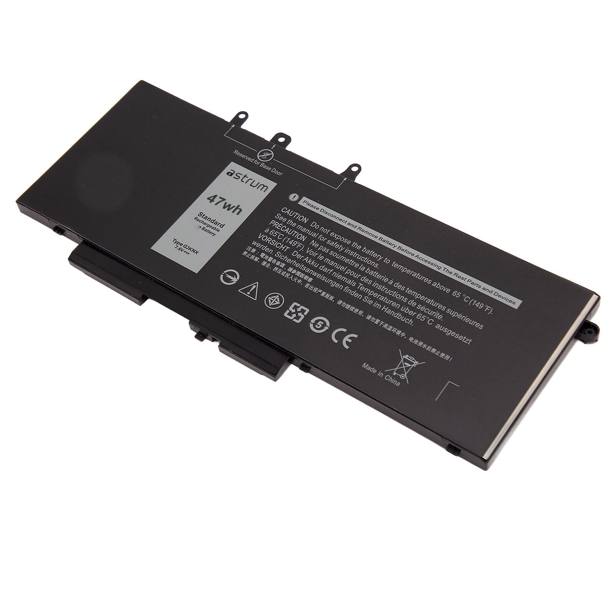 BAT FOR DELL 5280 11.4V 4100MAH POLY