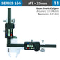 DIG. CALIPER M1-25MM OFFSET GEAR TOOTH 0.04MM ACC. 0.01MM RES. S/STEEL