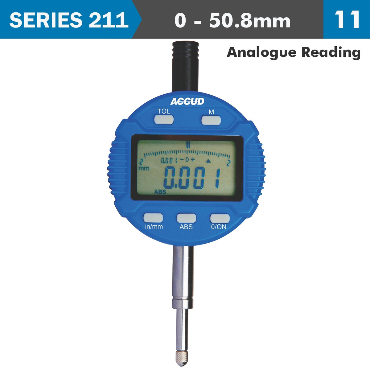 DIGITAL INDICATOR LUG BACK 50.8MM/2'