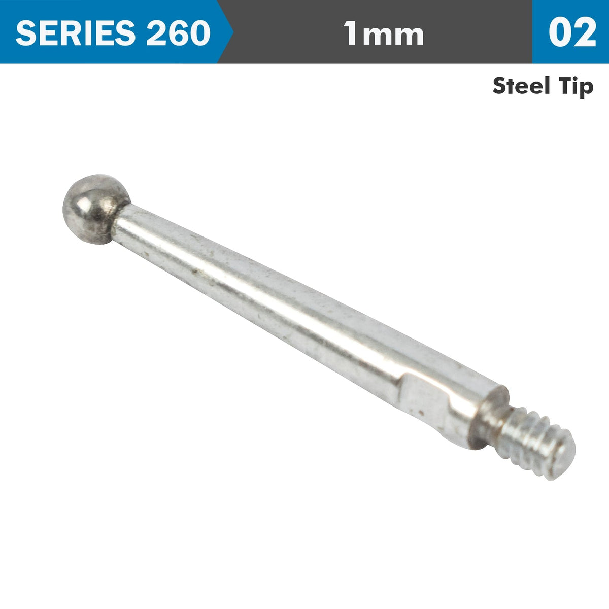 STYLI DIAL TEST INDICATOR STEEL TIP 1MM