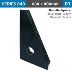 GRANITE SQUARE 630X400MM