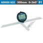 DIGITAL PROTRACTOR BLADE 360 DEG. 5&#039; ACC. S/STEEL 0.1 DEG. RES.