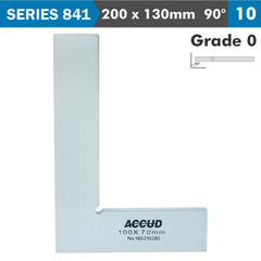 FLAT EDGE SQUARE 90 DEG. GRADE 0 200X130MM