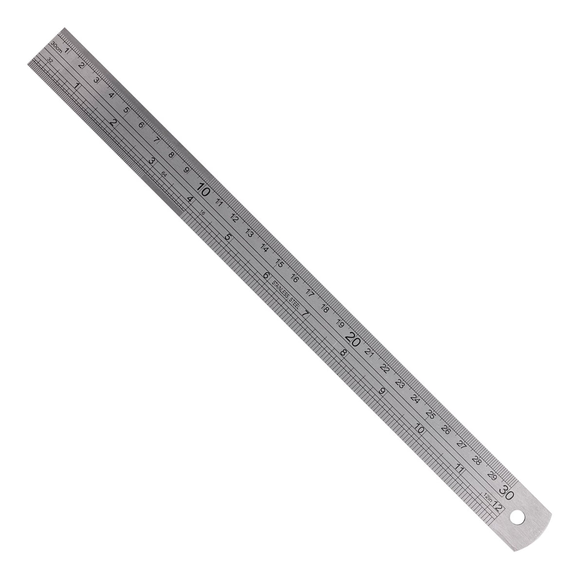 RULER 300MM S/STEEL 0.11MM ACC 0.5MM GRAD.