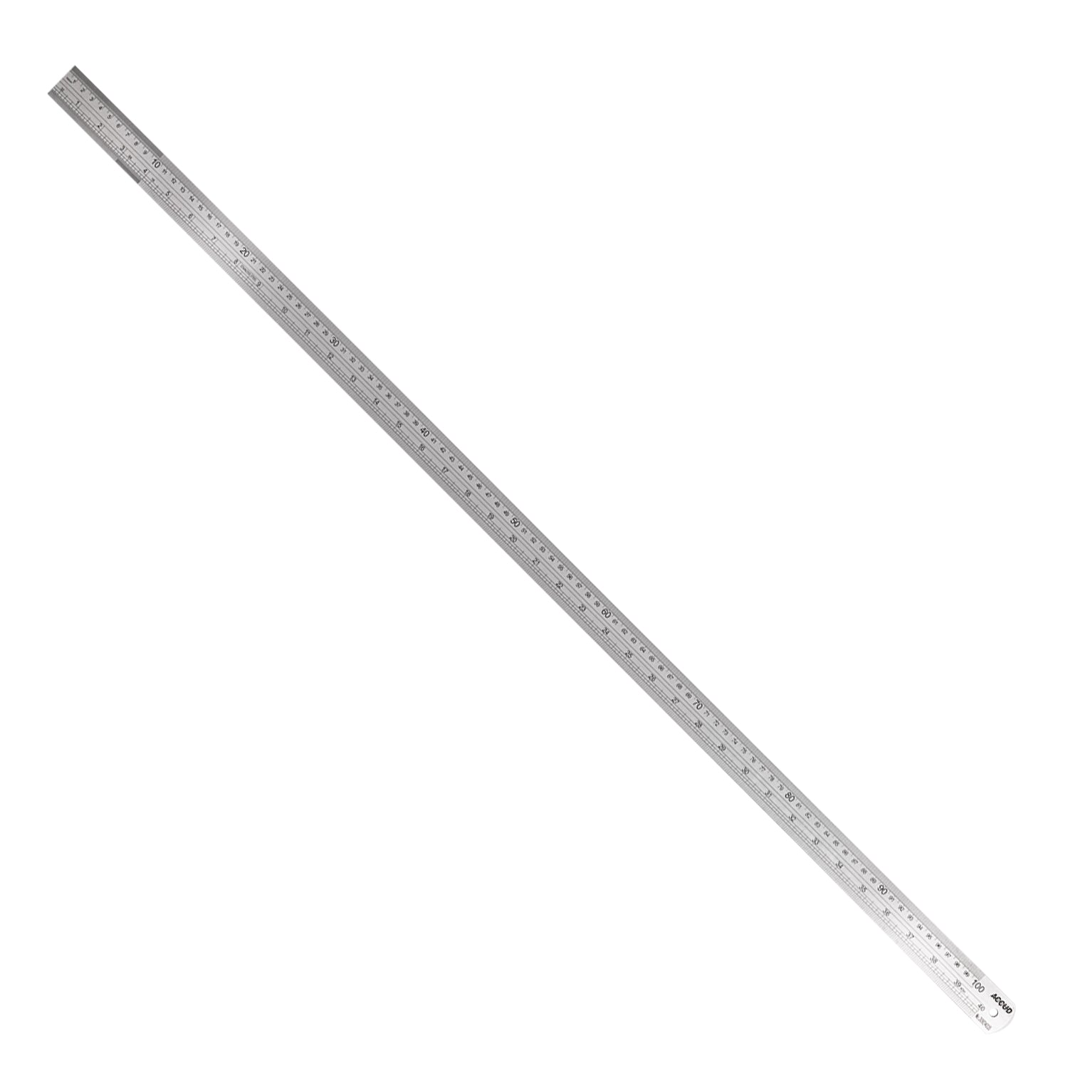 RULER 1000MM S/STEEL 0.24MM ACC 0.5MM GRAD.