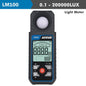 LIGHT METER 0.1-200000LUX RANGE 6% ACCUR 400-700MM LIGHT WAVE LENGTH