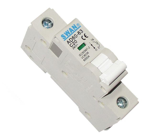 Circuit breaker din 10A 1p 6KA C-CURVE CB-AD60-6110
